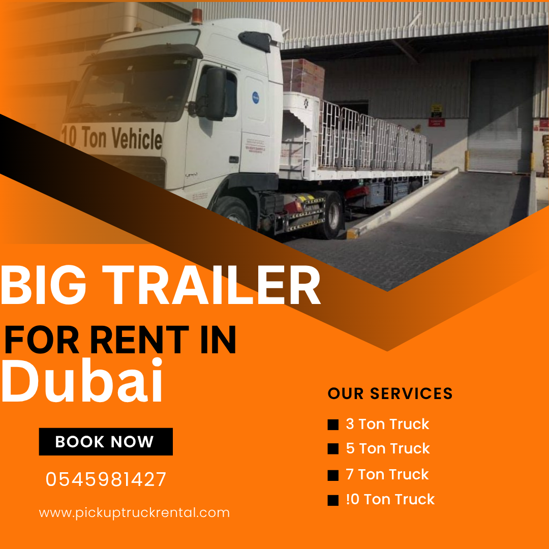 Heavy Truck Rental Dubai | 0545981427